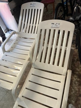 2 Hamacas con colchones náuticos