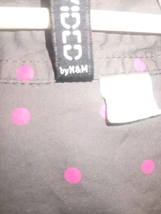 Camisa H&M Lunares Rosa Talla 34