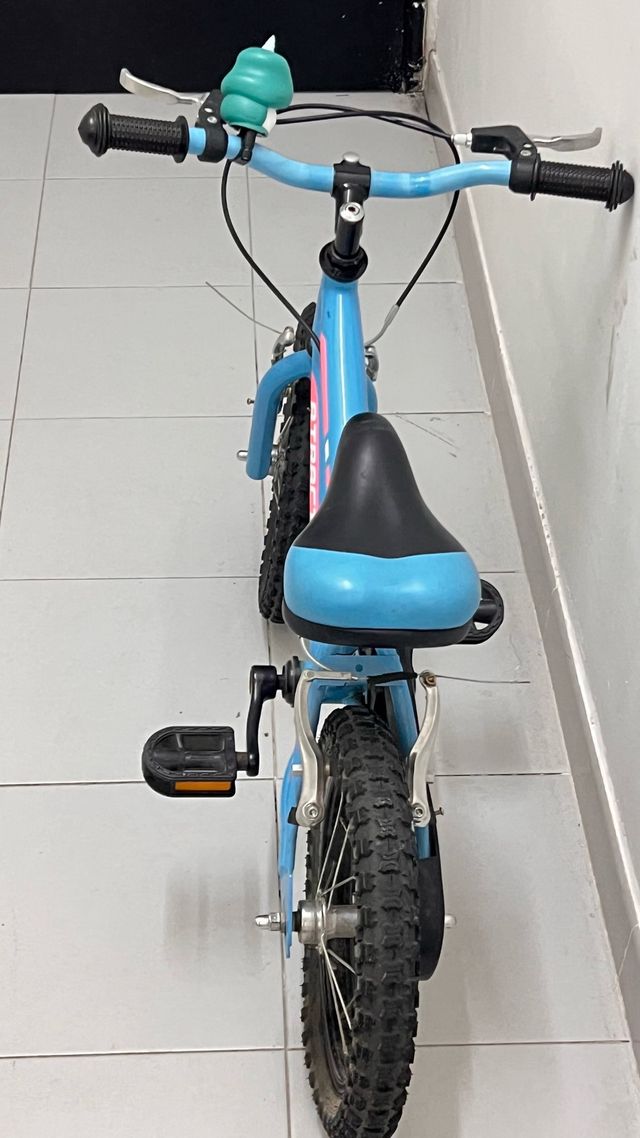 Bicicleta infantil azul