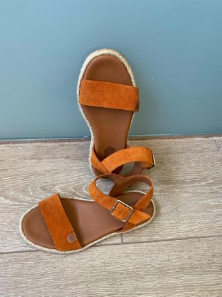 Sandalias Popa ante naranja Talla 37