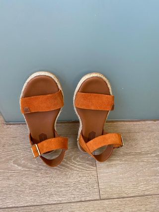 Sandalias Popa ante naranja Talla 37