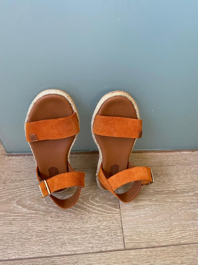 Sandalias Popa ante naranja Talla 37