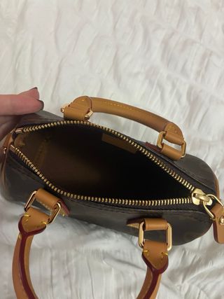 Borsa Louis Vuitton Speedy Mini marrone beige