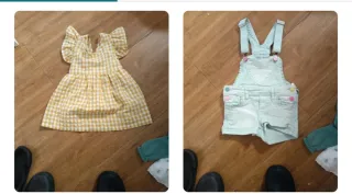 Lote Ropa Niña 3 Años Vestidos Petos