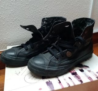 Zapatillas Levi's Cuero Negras