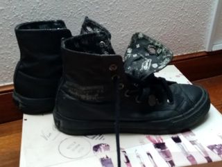 Zapatillas Levi's Cuero Negras