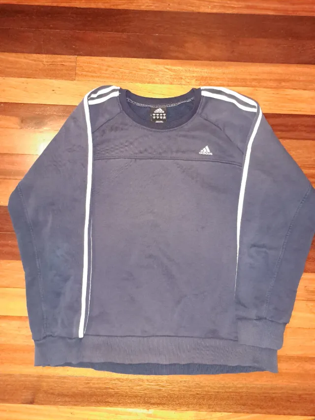 Sudadera vintage Adidas azul