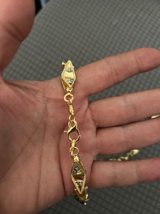 Cadena y Colgante Versace Oro Laminado 14k