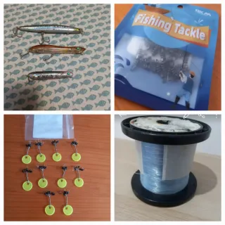 Lote accesorios pesca