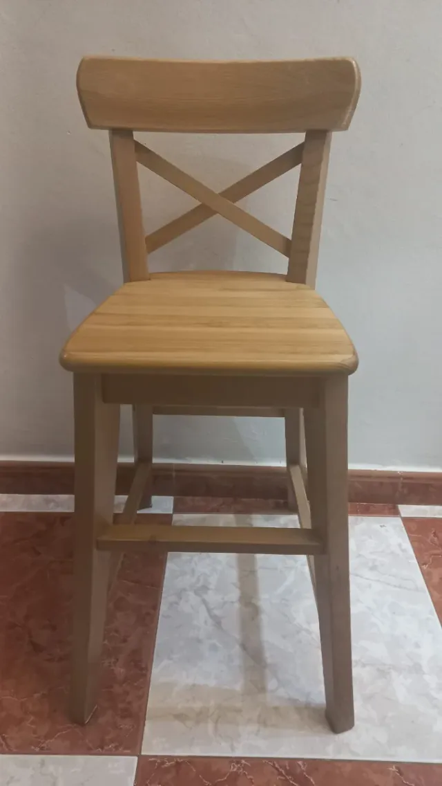 Silla alta madera Ikea