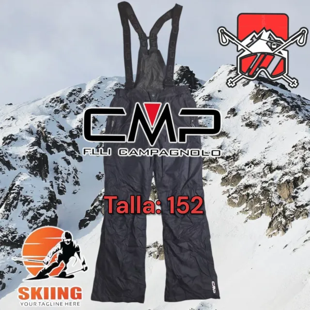 Pantalones CMP Talla 152 Negro