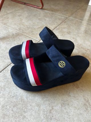 Sandalias  Azul y Rojo