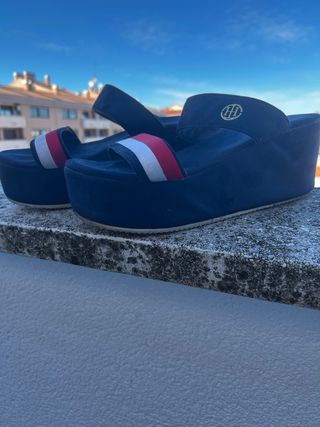 Sandalias  Azul y Rojo