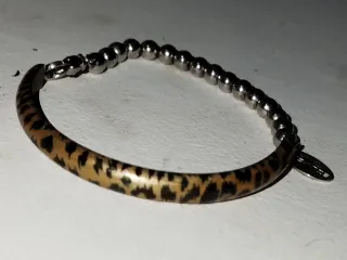 Pulsera Lotus Silver Mujer Leopardo
