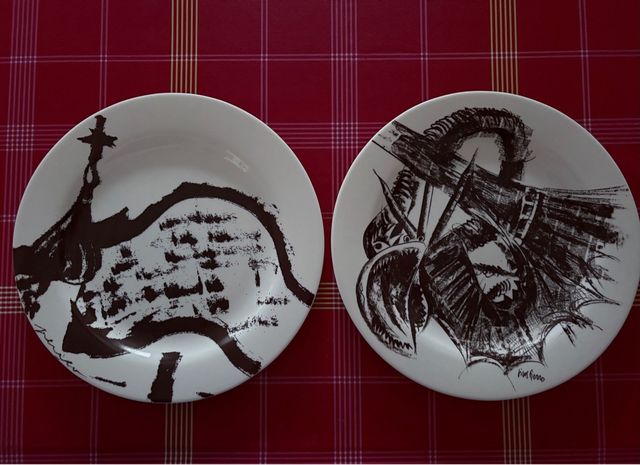 Juego de 2 Platos Casa Batlló y Palau Güell