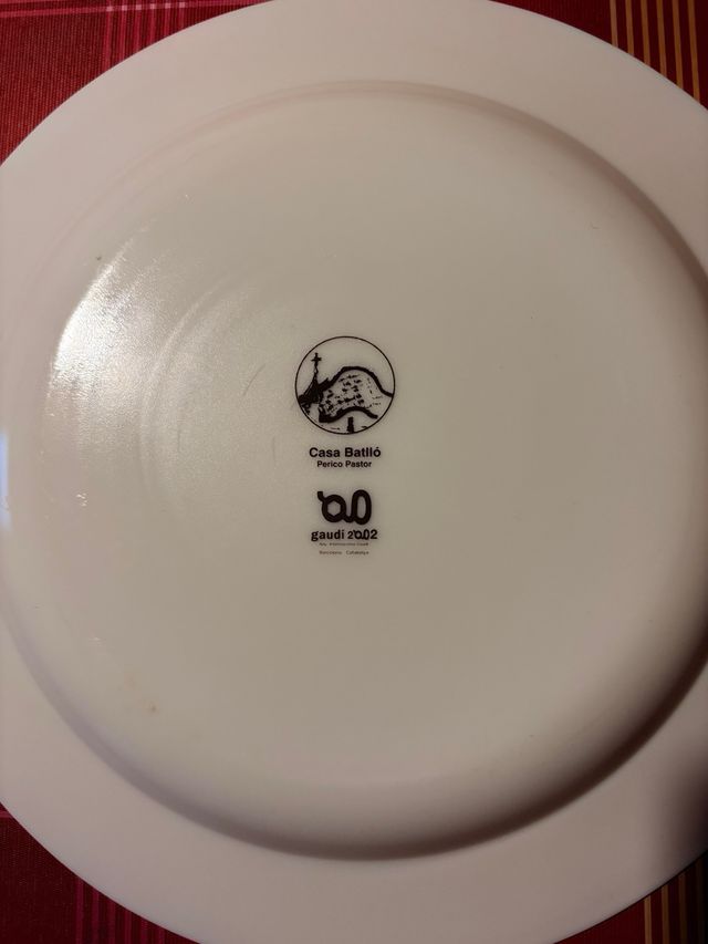 Juego de 2 Platos Casa Batlló y Palau Güell
