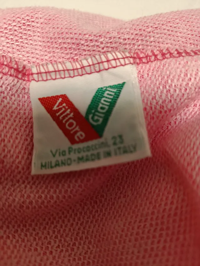 Maillot Ciclismo fucsia. Vittore Gianni
