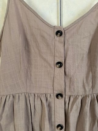 Vestido tirantes Shein marrón