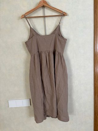 Vestido tirantes Shein marrón