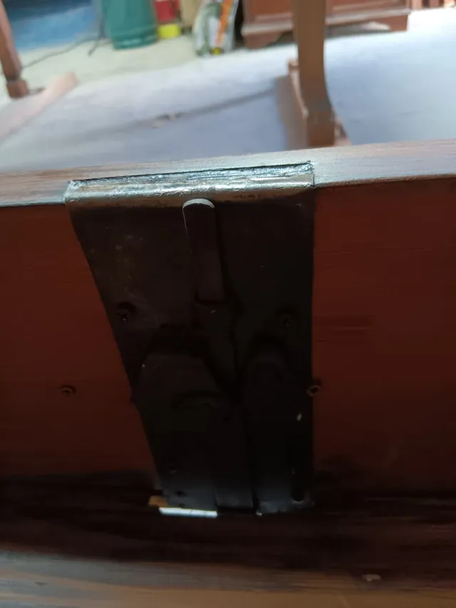 Armadio libreria o dispensa legno e metallo