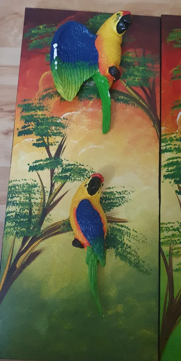 Cuadros decorativos con loros