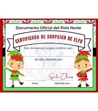 Elfo personalizado para Navidad