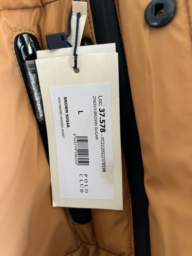 Chaqueta Polo Club Marrón Talla L