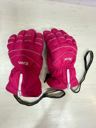 Guantes de Nieve Rosas para Niños