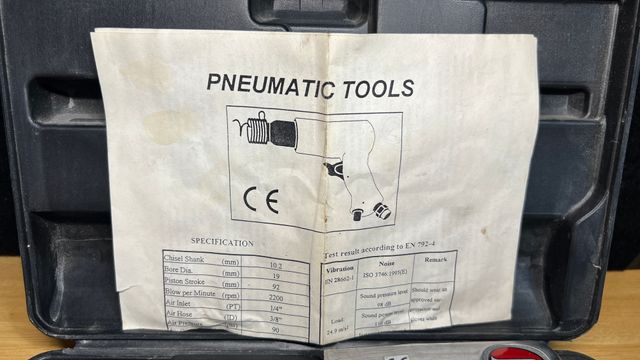 Martillo Neumático MCR con Accesorios