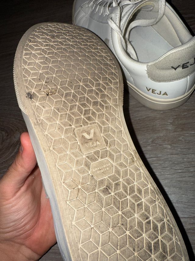 Veja Zapatillas Blancas y Beige