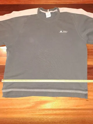 Sudadera Adidas Vintage Gris y Blanca