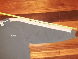 Sudadera Adidas Vintage Gris y Blanca