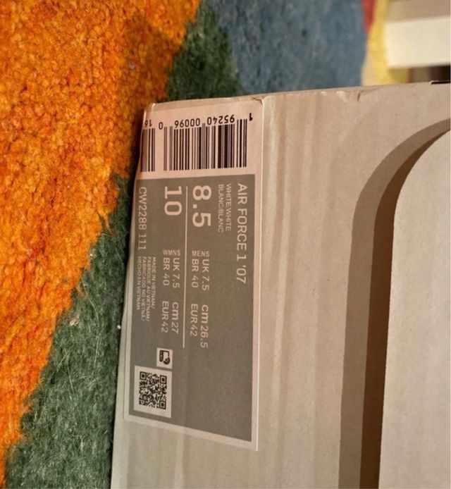 Nike Air Force 1 Blancas Talla 42