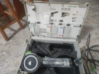 Lijadora Festool con maletín y accesorios