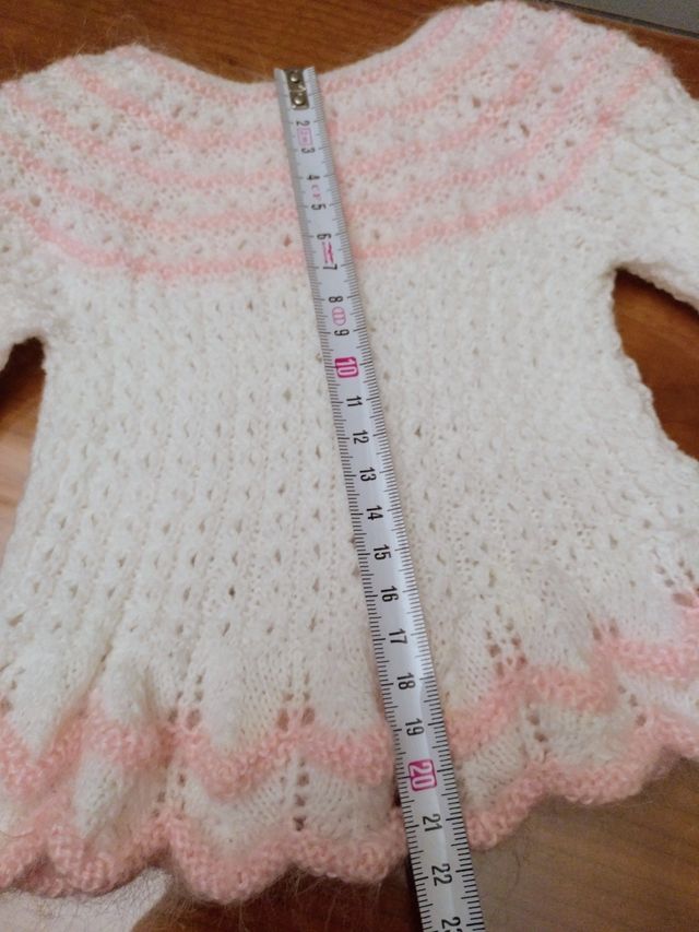 Jersey tejido a mano para bebé