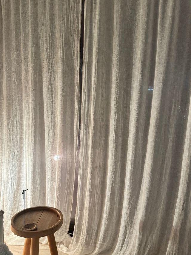 Tenda doppia larga beige Zara Home