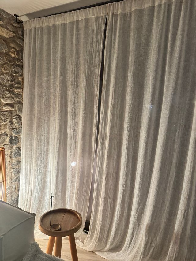 Tenda doppia larga beige Zara Home