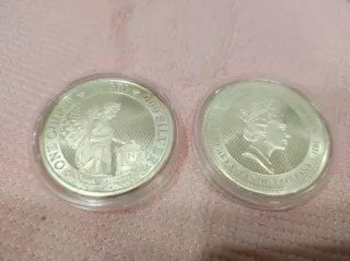 Onzas de plata Ángel Santa Elena Napoleón 2021