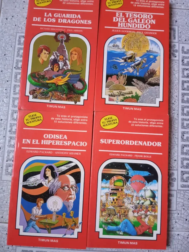 Lote 4 libros Elige Tu Propia Aventura