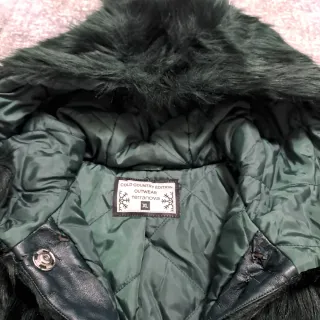 Cappotto donna pelliccia sintetica verde XL