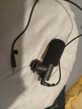 Micrófono Cámara Negro