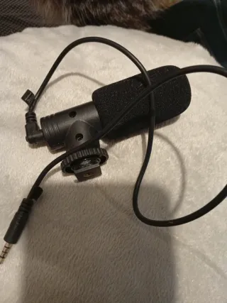 Micrófono Cámara Negro