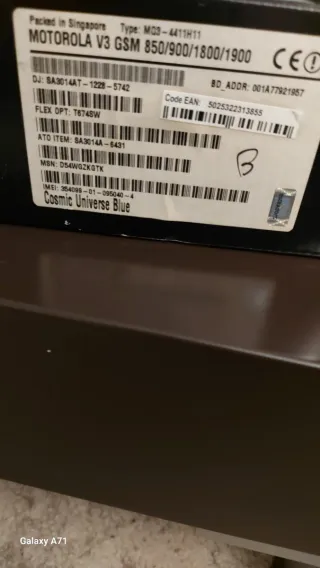 Motorola RAZR V3 Blu