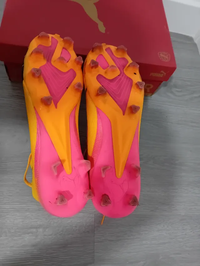 Botas Fútbol Puma ULtra Pro FG/AG Naranja/Amarillo