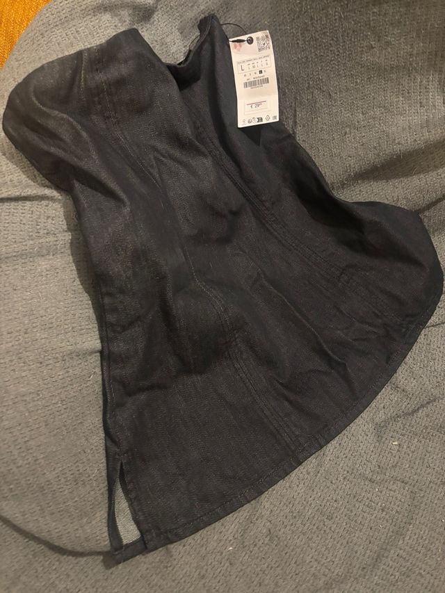 Falda tejana Zara Talla L