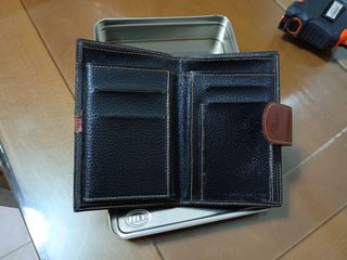 Portafoglio da donna nero e marrone 