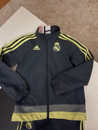 Conjunto Chándal Real Madrid Adidas Negro/Amarillo