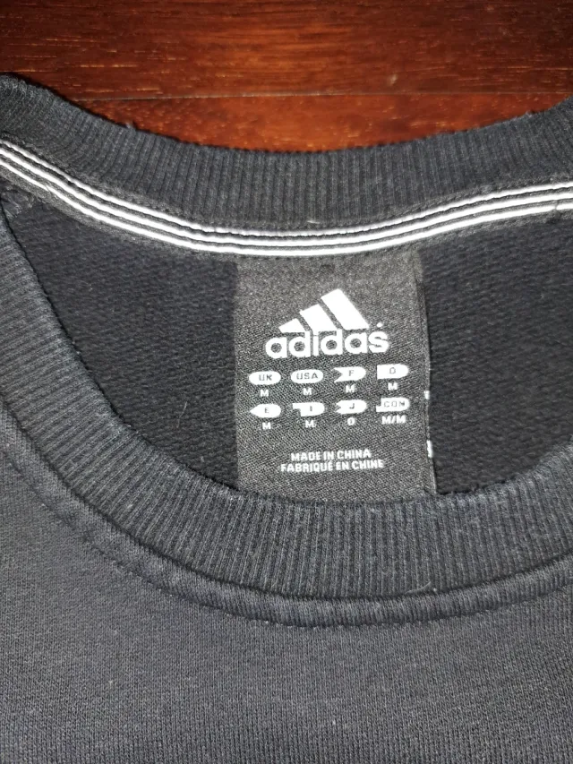 Sudadera Adidas Vintage Negra