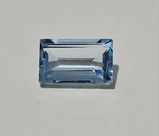 Piedra Topacio Azul Rectangular