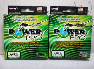 Lote de 2 Trenzados Power Pro Spectra 135m. 0.36